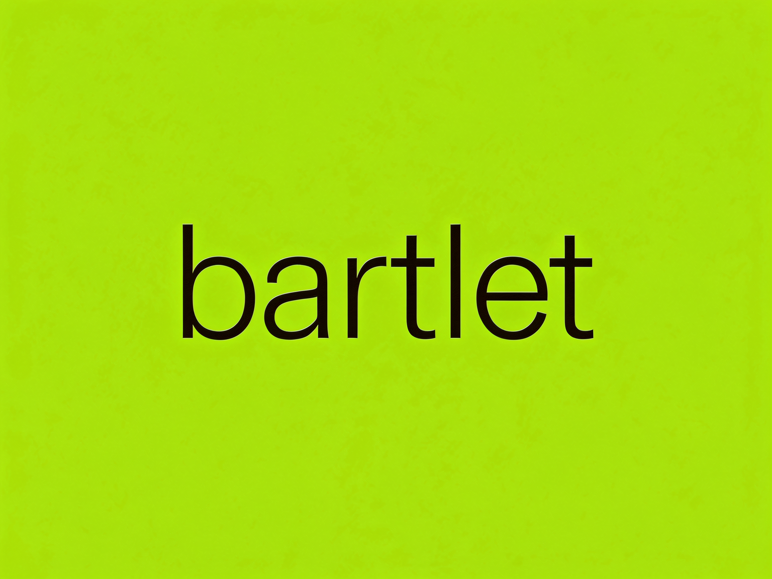 bartlet